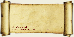 Anđela Miljaković vizit kartica